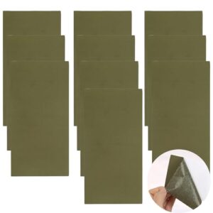 Mirrwin selbstklebender Reparaturflicken in Armeegrün auf einem weißen Hintergrund, ideal zur Reparatur von Zelten, Rucksäcken, Regenjacken und mehr.