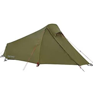 Nordisk Svalbard 1 PU Zelt in Oliv, leicht und robust, ideal für Outdoor-Abenteuer