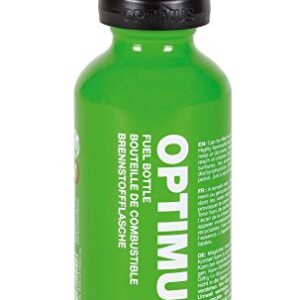 Optimus Brennstoffflasche S in Grün, 0,4 Liter - robuster Brennstoffbehälter für Outdoor-Aktivitäten