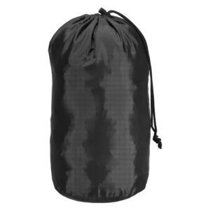 PATIKIL Stuff Sack, wasserdichter und ultraleichter Aufbewahrungssack für Outdoor-Aktivitäten, schwarz, 6 x 12,5 Zoll