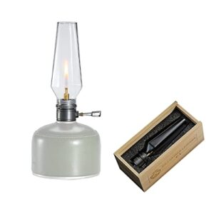 Portable Gaslaterne für Camping und Outdoor-Abenteuer, langlebig und widerstandsfähig gegenüber Witterungseinflüssen.