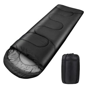 Schlafsack für Outdoor und Camping, 3 Jahreszeiten für Erwachsene, 2-in-1-Design als Deckenschlafsack, wasserdicht und leicht für Rucksackreisen