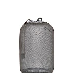 Sea To Summit Mesh 5l Stuff Sack in dunklem Grauton mit Zugbandverschluss, ideal für Camping und Aufbewahrung.