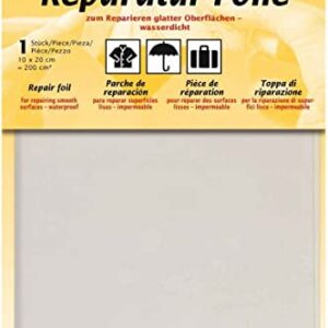 Kleiber Selbstklebender Reparaturflicken aus PVC in der Größe 10 x 20 cm, ideal für Zelte, wasserdichte Mäntel, Outdoor-Ausrüstung und Regenschirme.