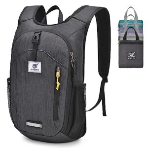 SKYSPER Rucksack für Herren in modernem Grauton, perfekt für Wandern und Radfahren, mit mehreren Fächern und reflektierenden Streifen für Sicherheit.