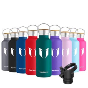 Super Sparrow 500ml Edelstahl Trinkflasche, auslaufsicher und BPA-frei, in verschiedenen Farben, ideal für Sport, Schule und Outdoor-Aktivitäten.