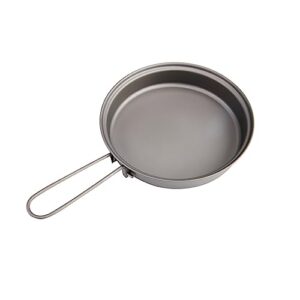 TOAKS Titan-Bratpfanne für Outdoor-Aktivitäten und Camping, 145 mm, leicht und langlebig, mit faltbarem Griff