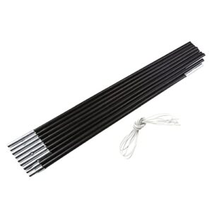 Verstellbare Zeltstange aus Fiberglas mit 4,5 Metern Länge für Outdoor-Aktivitäten, bestehend aus stabilen, leichten Materialien mit Verbindungszubehör.