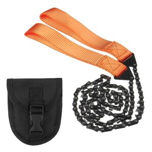 Überlebenskettensäge und Praktische Handkettensäge in einem kompakten Etui für Outdoor-Abenteuer