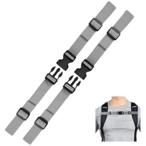 Versteller Brustgurt Rucksack 2,5 cm Nylon Rucksack Brustgurt Universell für jeden Rucksack Outdoor-Aktivitäten wie Wandern Radfahren Pendeln und Reisen