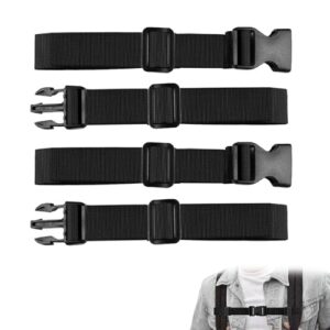 Verstellbares Brustgurt-Set aus strapazierfähigem Nylon für Rucksäcke, ideal für Schulranzen und Outdoor-Aktivitäten.
