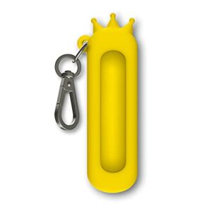 Trendige Silikonhülle in der Farbe Sunny Side für das Schweizer Taschenmesser Classic SD, idealer Schutz und stilvolles Accessoire.