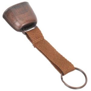 AOKWAWALIY Wander-Alarmglocke aus Kupfer, ideal zum Schutz vor Bären und für Outdoor-Aktivitäten, leicht zu transportieren.