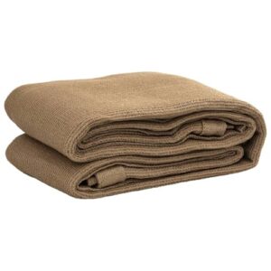 Hochwertiger Zeltteppich in Taupe für Camping, Wohnwagen und Terrasse mit den Maßen 250x400 cm aus strapazierfähigem HDPE Material.