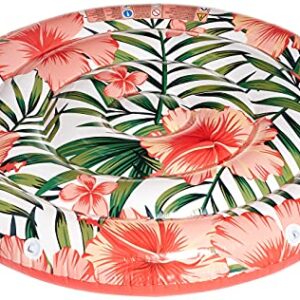 Luftmatratze von Bestway Aloha 158 cm groß tropisches Blumenmotiv perfekt für Urlaub oder Strandbesuch schnelle Aufblasung leicht transportierbar