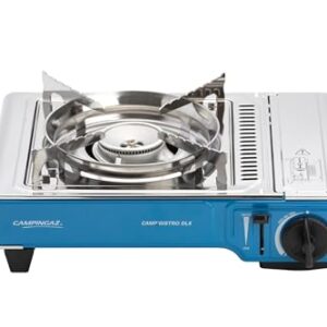 Campingaz Camp'Bistro DLX Gaskocher, 1-flammiger Campingkocher mit 2.200 Watt Leistung und kompakter Bauweise für das Kochen im Freien.