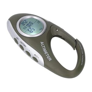 Digitale Höhenmesser, multifunktionaler Barometrischer Höhenmesser mit Hintergrundbeleuchtung zum Klettern Camping Outdoor Sport