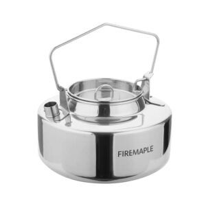 Tragbarer Wasser-Kocher aus hochwertigem Edelstahl für den Camping-Einsatz, ideal für Lagerfeuer im Freien