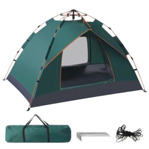 Zelt 2 Personen, Automatisches Pop Up Zelt, 200 x 150 x 110 cm, Einfacher Aufbau für Bergsteigen, Outdoor Camping, Wandern und Strand