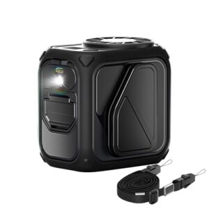 Tragbarer Taillen-Clip, persönlicher Kühler für Camping und Reisen mit 12 Stunden Laufzeit und Taschenlampe