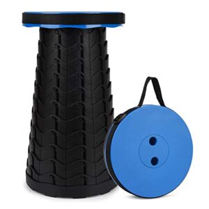 Tragbarer Klapphocker aus Nylon und PP-Material, faltbares Design, höhenverstellbar zwischen 6,5 cm und 45 cm, belastungsfähigkeit bis zu 397 lb (180 kg)