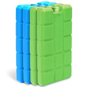 Kühlakkus 4/8 Stück à 200 ml, Wiederverwendbarer ultradünner kühlelement für Kühl taschen, geeignet für Outdoor-Aktivitäten, um Lebensmittel frisch zu halten
