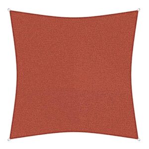 Professioneller Sonnenschutz, 3 x 3 m groß, quadratisch, rot, wasserdurchlässig und winddurchlässig