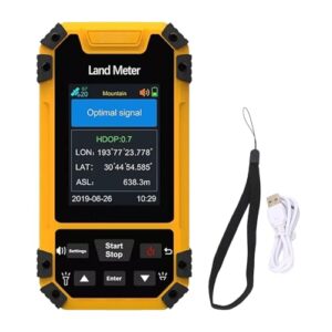 Tragbares GPS-Vermessungsgerät mit 2,4-Zoll-Farbdisplay, Landflächenmessung und vier verschiedenen Messmodi. Ideal für Landmesungen und andere Anwendungen.