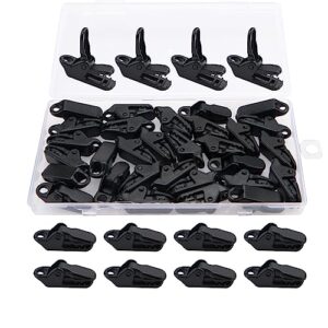 YIXISI Zeltplanen Clips, Tarp Clips Klemmen, Planenhalter Clips für Camping und Outdoor-Aktivitäten, ideal für die Befestigung von Zelten, Markisen und Vorzelten