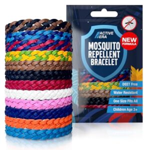 Mückenschutz Armband, Natürlicher Anti Mücken Schutz, Wasserfest, 10 Tage Schutz, für Kinder und Erwachsene