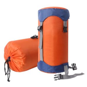 Kompressions-Schlafsack mit Aufbewahrungstasche und Kompressionsbeutel für Outdoor-Aktivitäten wie Wandern, Camping und Reisen