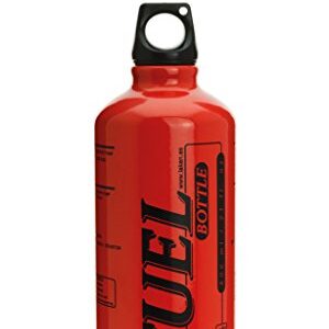 Brennstoffflasche aus Aluminium für Campingkocher, sicherer Auslaufsicherer und gewindepassend für MSR, Optimus und Primus.