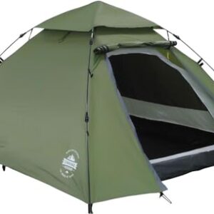 Leichtes und wasserdichtes Campingzelt für 2-3 Personen, ideal für Outdoor-Aktivitäten in verschiedenen Jahreszeiten.