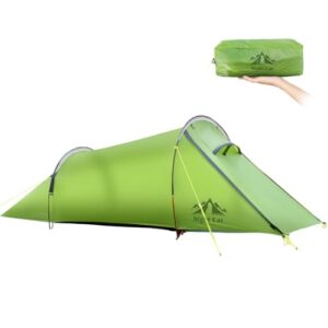Ultraleiches Zelt für Fahrradtour, wasserdicht und kompaktes 1-Personen-Zelt für Trekking und Camping