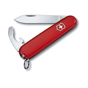 Victorinox Schweizer Taschenmesser, Bantam, Swiss Army Knife, Multitool mit 8 Funktionen, Klinge, Dosenöffner und Schraubendreher 5 mm, hochwertiger Stahl, präzises Werkzeug für Abenteurer