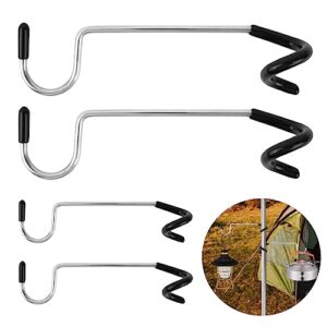 Camping-Lampenhaken, Outdoor-Campingaufhänger, Haken für Camping-Zelte, Ø13mm Zelt-Poles-Branches, sicherer Halt für hängende Lichter und Gegenstände
