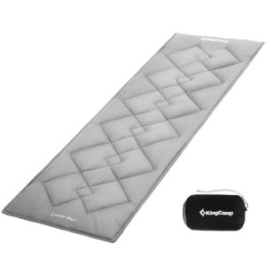 Polyester-Baumwoll Feldbett Auflage - Super leicht Portabel Camping Matratze mit zusätzlichen Polstern für Camping, Gartenliege oder als Schlafmatte fürs Outdoor und Reisen