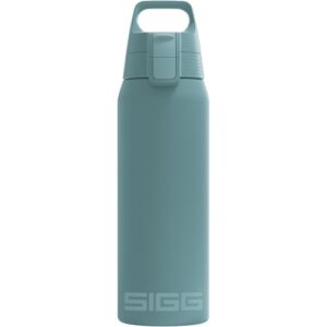 Isolierte Trinkflasche von SIGG in kohlensäurehaltigen Getränken für einen langen Zeitraum, thermisch isolierte Flasche aus 90% recyceltem Edelstahl mit BPA-freier Auslaufsicherung und Spülmaschinenfestigkeit