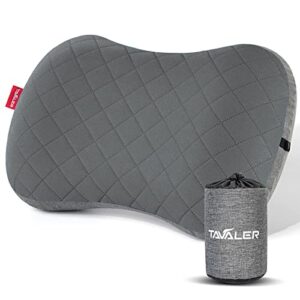 Ergonomisches Camping-Kopfkissen für einen erholsamen Schlaf, aufblasbar und ultraleichtes Kissen für Outdoor-Use, perfect für Reisen und Camping