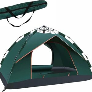 Komfortables Camping-Zelt für 2-3 Personen, Trintion Pop-Up-Zelt, Wasserdicht & Winddicht, Grün