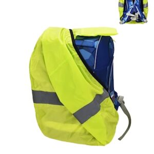 Unisex Kinder Regenschutz Schulranzen, wasserdichte Rucksack Regenschutzhülle Regenhülle Schutzhülle mit Reflektorstreifen (18-25L), Kompatibel mit ergobag, Scout, Step by Step, McNeill, DerDieDas