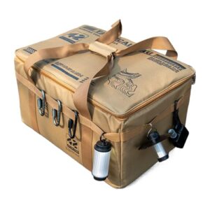 Camping-Aufbewahrungstasche, 30 L Kanister-Topf-Tragetasche, Picknick-Garage, Kofferraum-Organizer, Faltbar, Wasserdicht, Mit Ergonomischem Griff Für Töpfe, Öfen