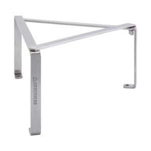Groenberg Outdoor Kochgestell, Tjener Fuß Kochen Feuer Klappbar Camping Pfanne aus Stahl und Silber, ideal für Outdoor-Kochen und Camping