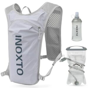 Ein komfortabler Sportwasserbeutel Weste mit 1,5 Liter Trinkblase für Outdoor-Aktivitäten wie Wandern, Trail-Lauf, Radfahren und Rennen. Ideal für Männer und Frauen.