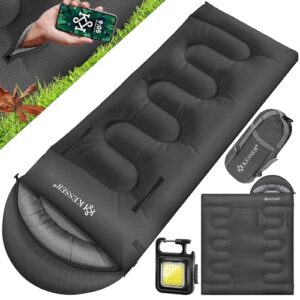 Schlafsack für Outdoor-Aktivitäten, Wasserabweisend, Leichttragbar, Camping-Sleeping-Bag für Erwachsene