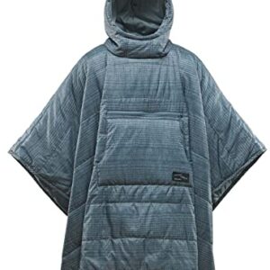 Therm-a-Rest Honcho Poncho, synthetisch isoliertes Gewebe, blau, tragbar und wasserabweisend