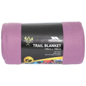 Ergonomische Reisedecke mit Violett Fleece-Fasern, ideal für Camping oder Picknick
