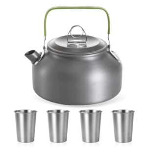 Ultraleichter Wasserkocher für Camping, 0,8 Liter, ideal für Outdoor-Aktivitäten wie Camping, Wandern oder Picknick