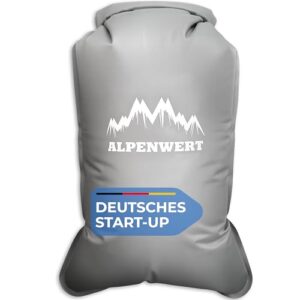 ALPENWERT Pumpsack Isomatte mit 12mm Ventil und 7,5L Volumen - Ultraleichter Kompressionssack für Campingausrüstung