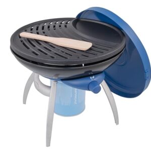Multifunktionaler Campinggrill mit flexiblen Kochmöglichkeiten, Gaskocher und Grillplatte für Camping, Festivals oder Picknick